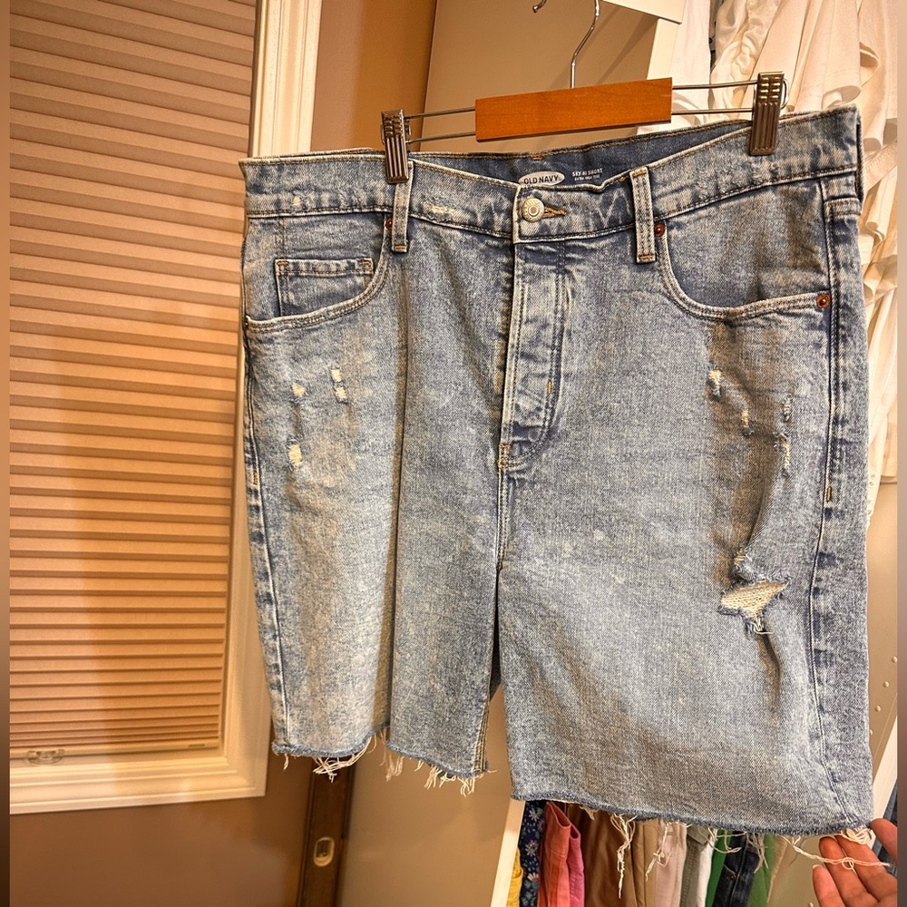 Old Navy Light Blue Denim Shorts